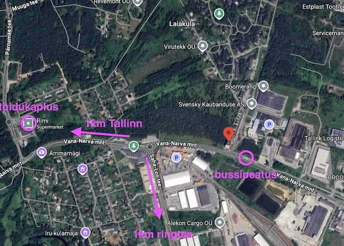 Apartament With Gym, Parking, Coworking Maardu